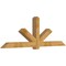 Ekena Millwork Kennewick Rough Sawn Timber Gable Bracket, Western Red Cedar, 108"W x 36"H x 6"D x 6"F, 8/12 Pitch GBW108X36X0606KEN00RWR - alternate 4